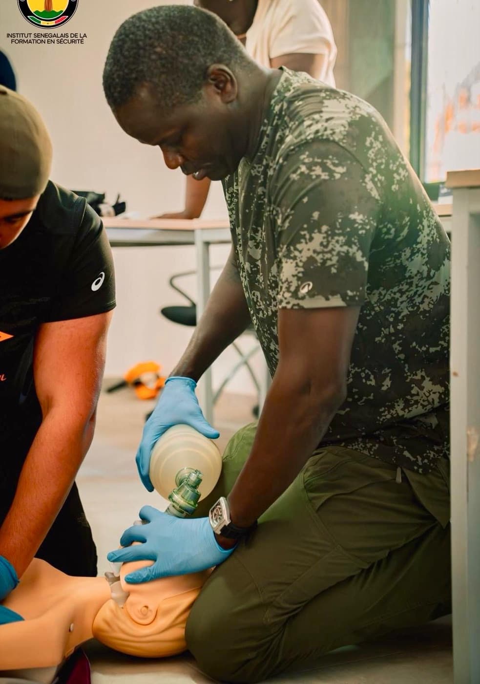 Atelier secourisme : réanimation cardio-pulmonaire sur mannequin